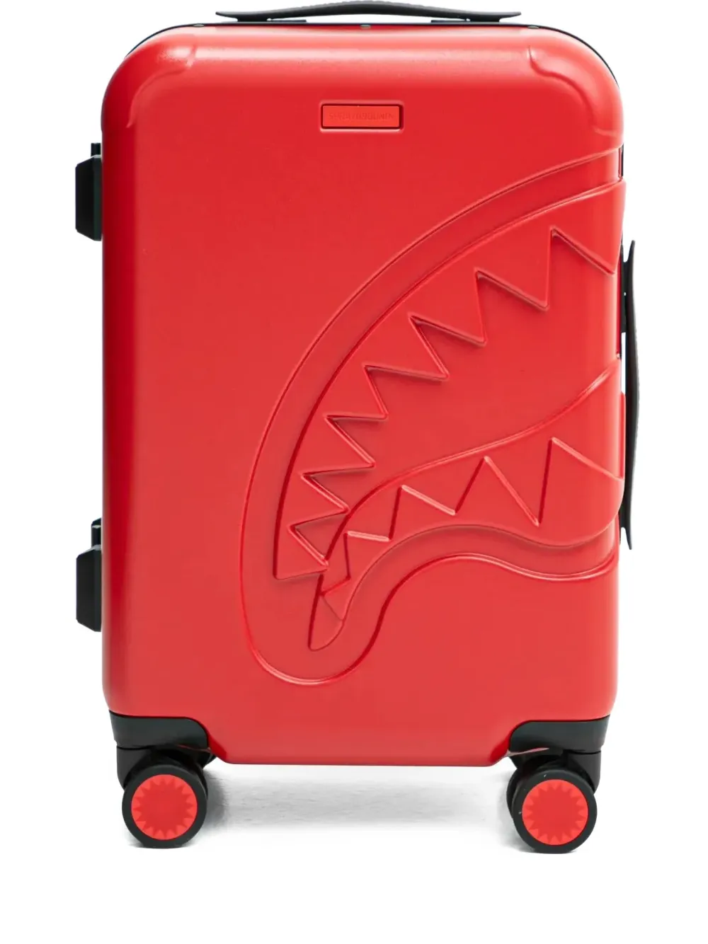 Sprayground shark teeth-motif hard-shell suitcase | rojo | Image 1