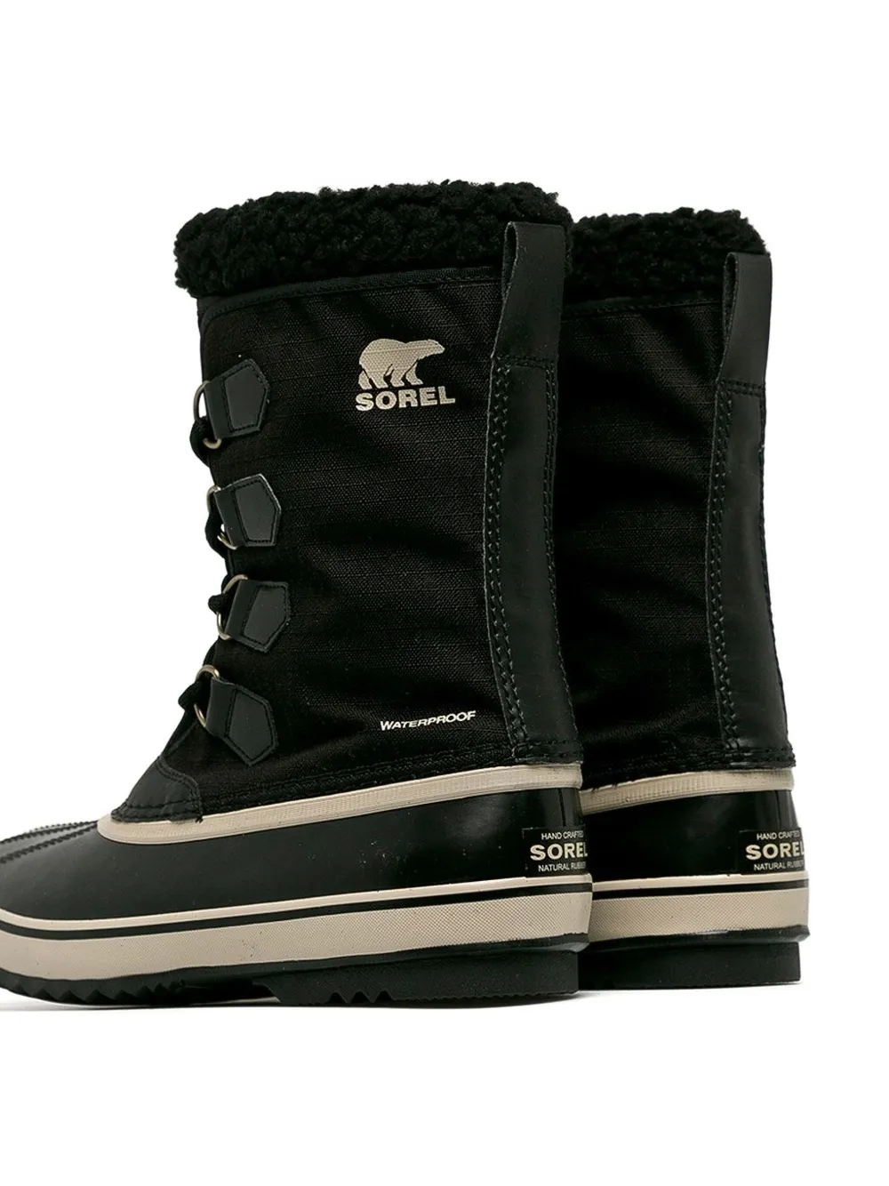 SOREL lace-up calf-length boots Black