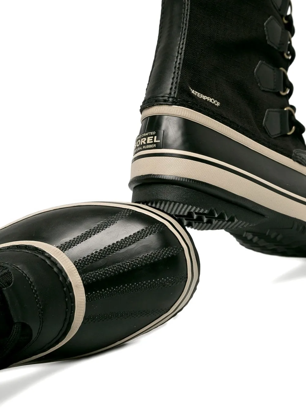 SOREL lace-up calf-length boots Black