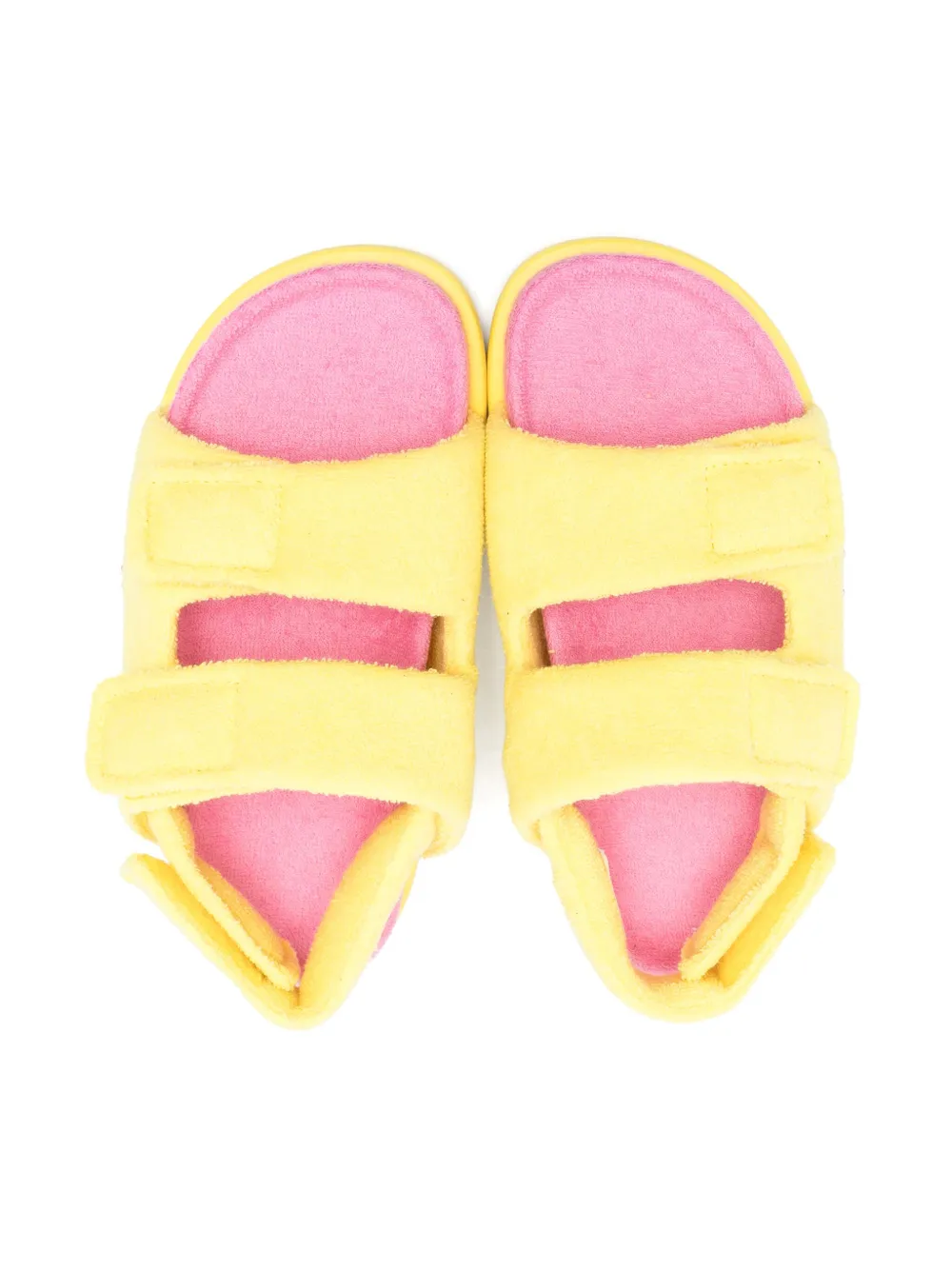 Marni Kids Badstof sandalen Geel