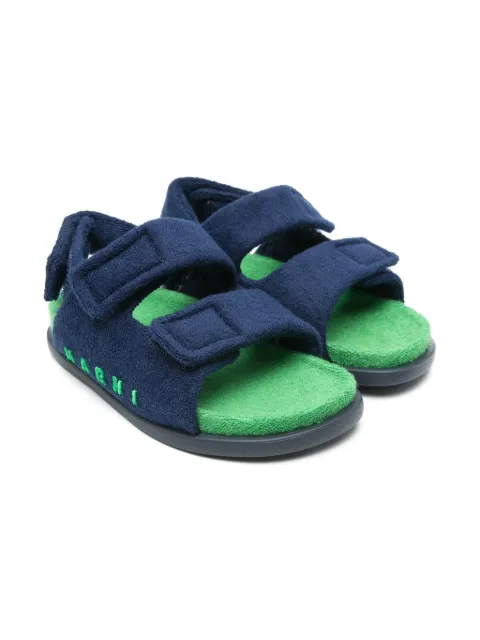 Marni Kids towelling sandals