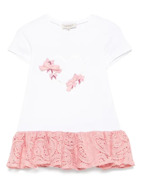 TWINSET Kids ruffled-trim dress