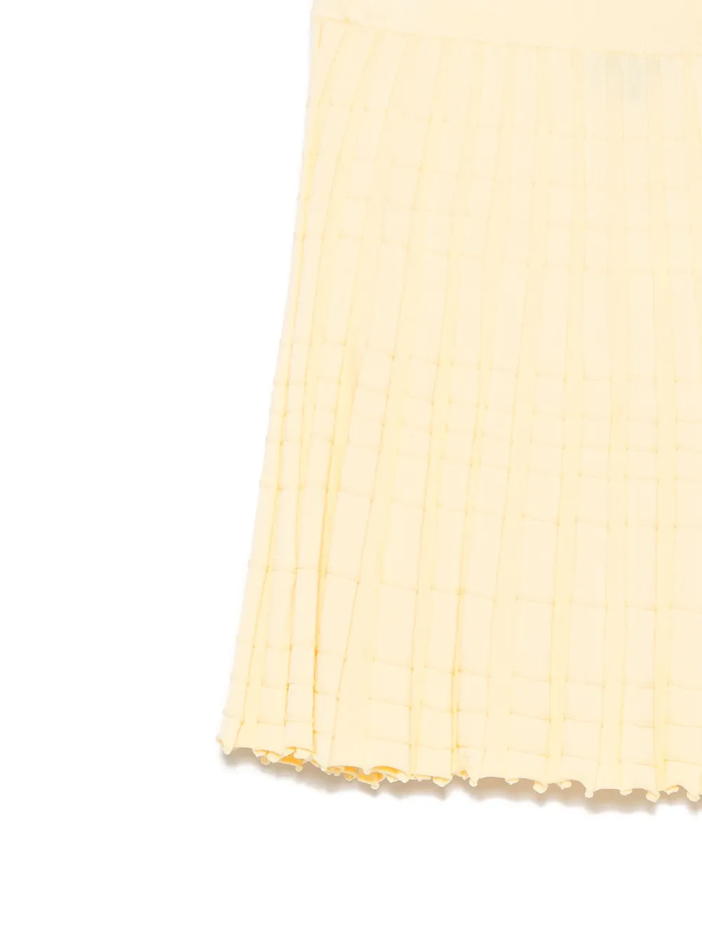 Emporio Armani Kids Gebreide rok met geplooid effect Geel