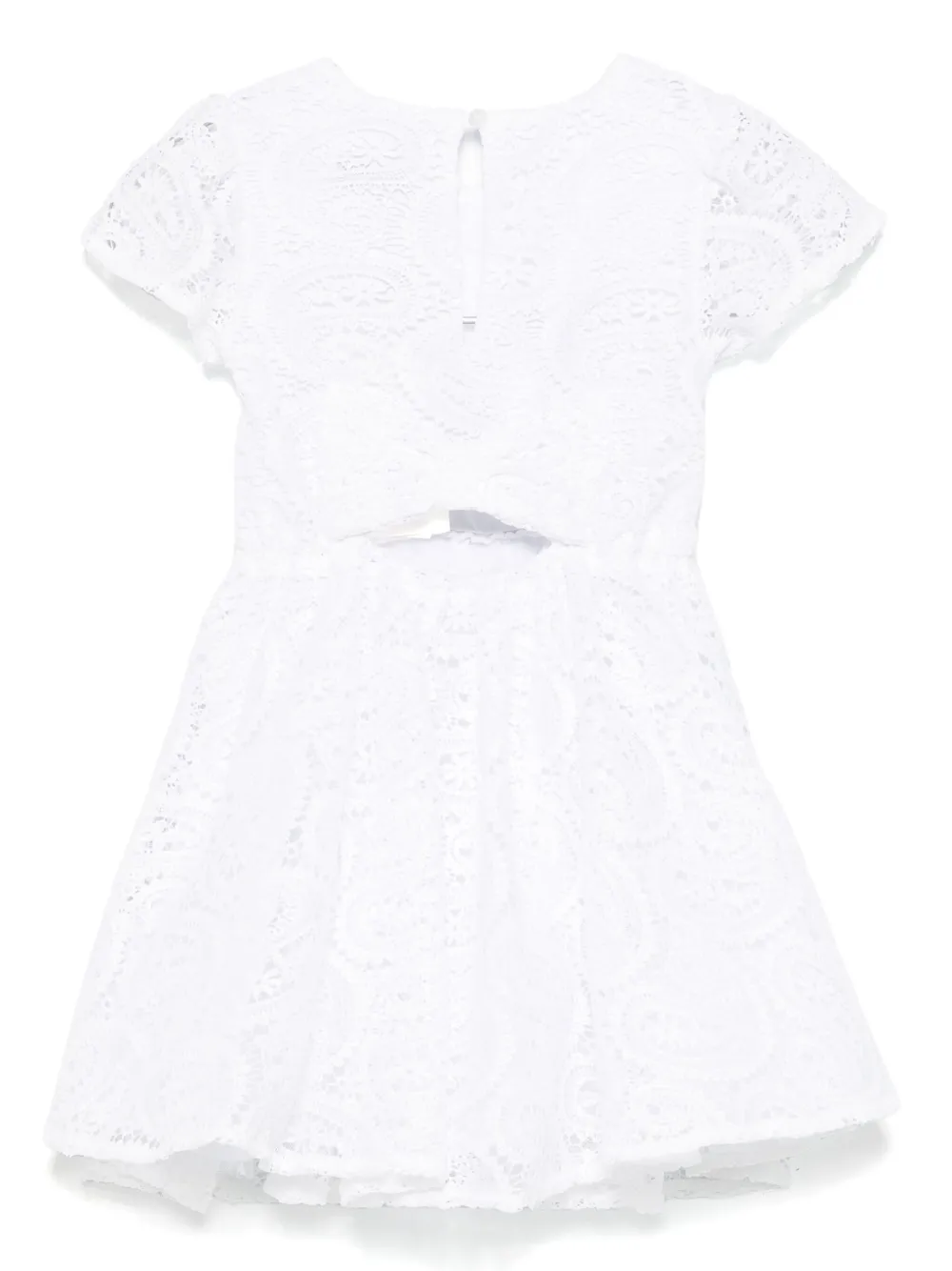 TWINSET Kids Kanten jurk Wit
