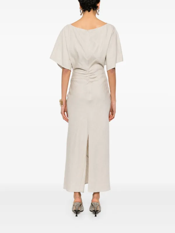 STAUD Amelie Maxi Dress | Neutrals | FARFETCH