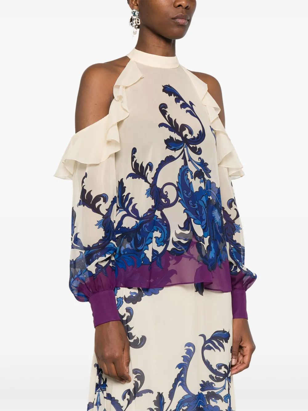 ETRO Tanktop met paisley-print Beige