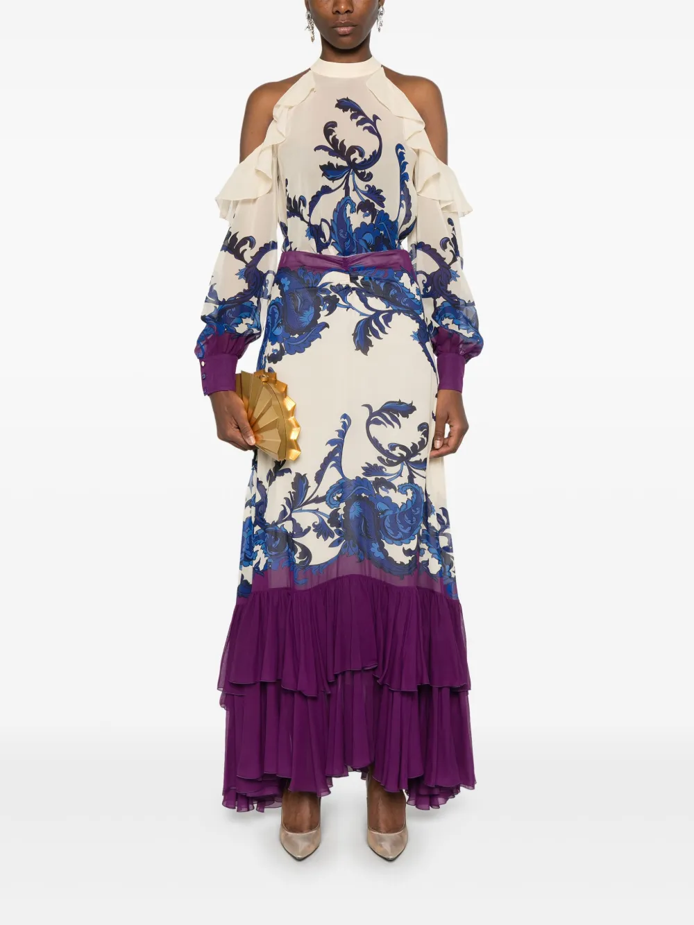 ETRO Tanktop met paisley-print Beige