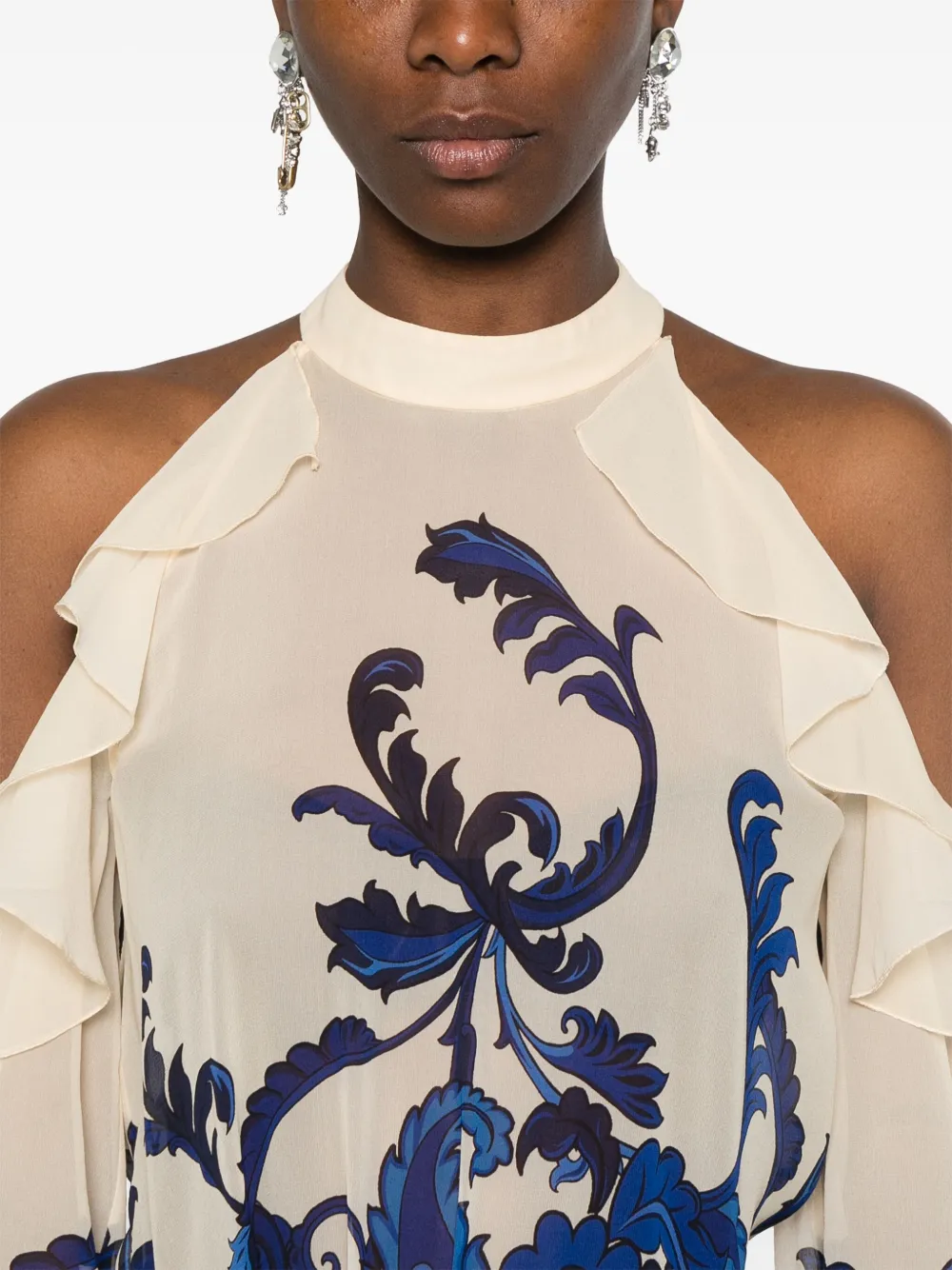 ETRO Tanktop met paisley-print Beige