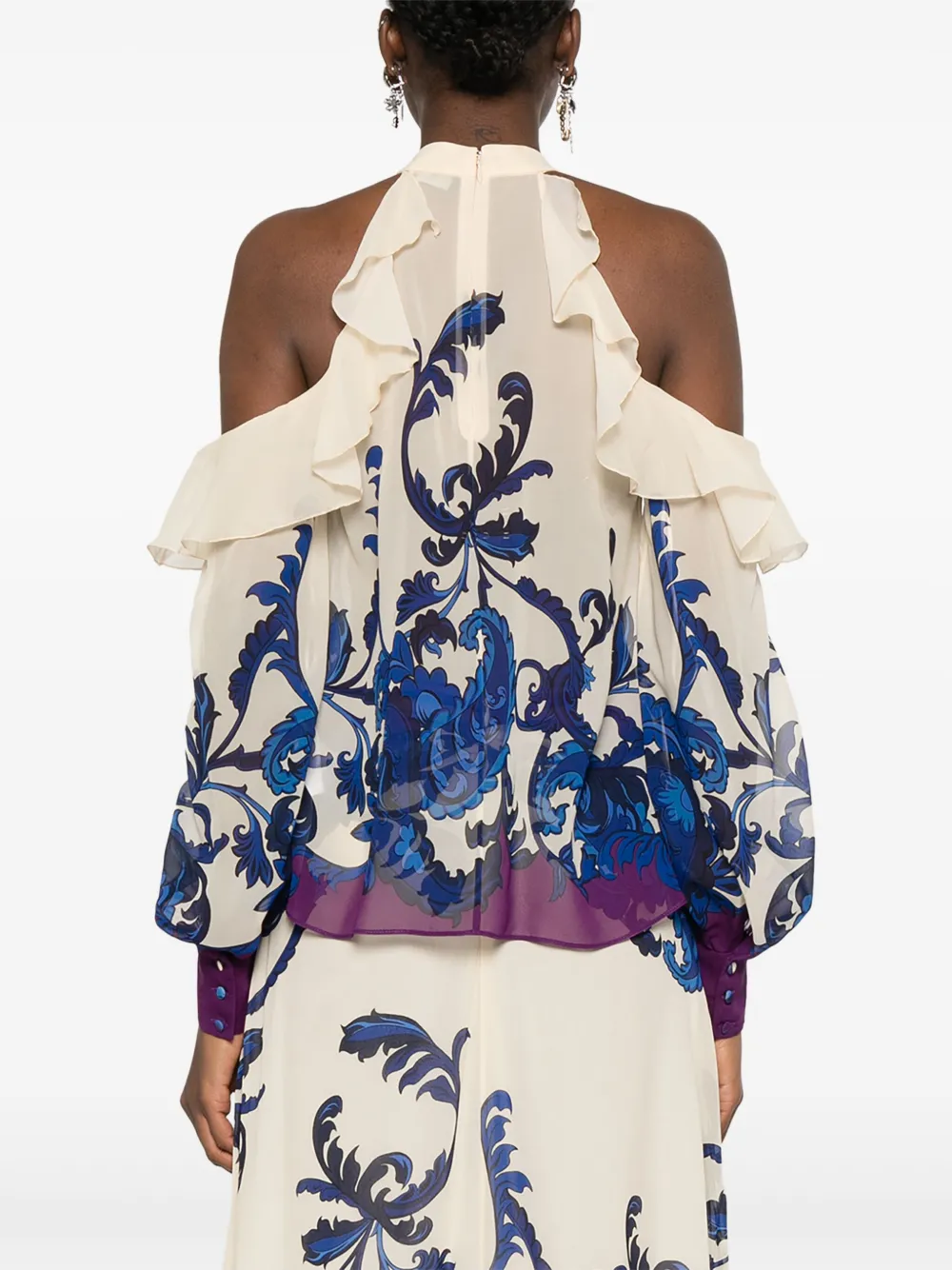 ETRO Tanktop met paisley-print Beige