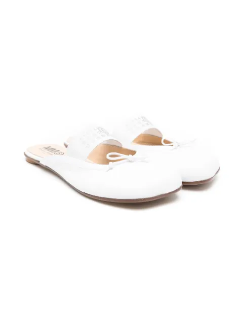 MM6 Maison Margiela Kids Numbers-motif slippers