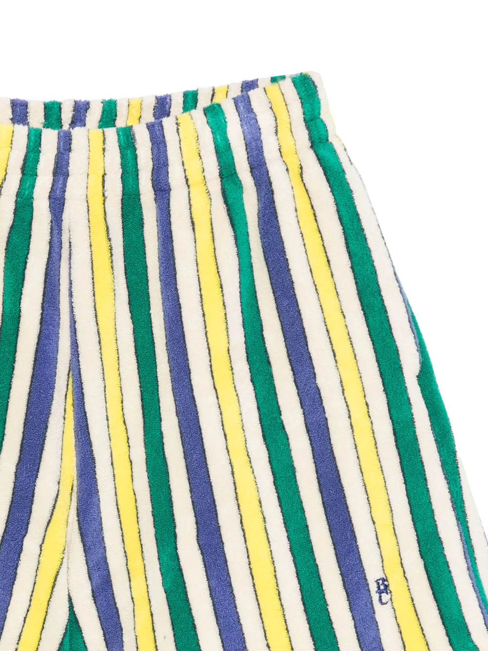 Bobo Choses Gestreepte shorts Beige