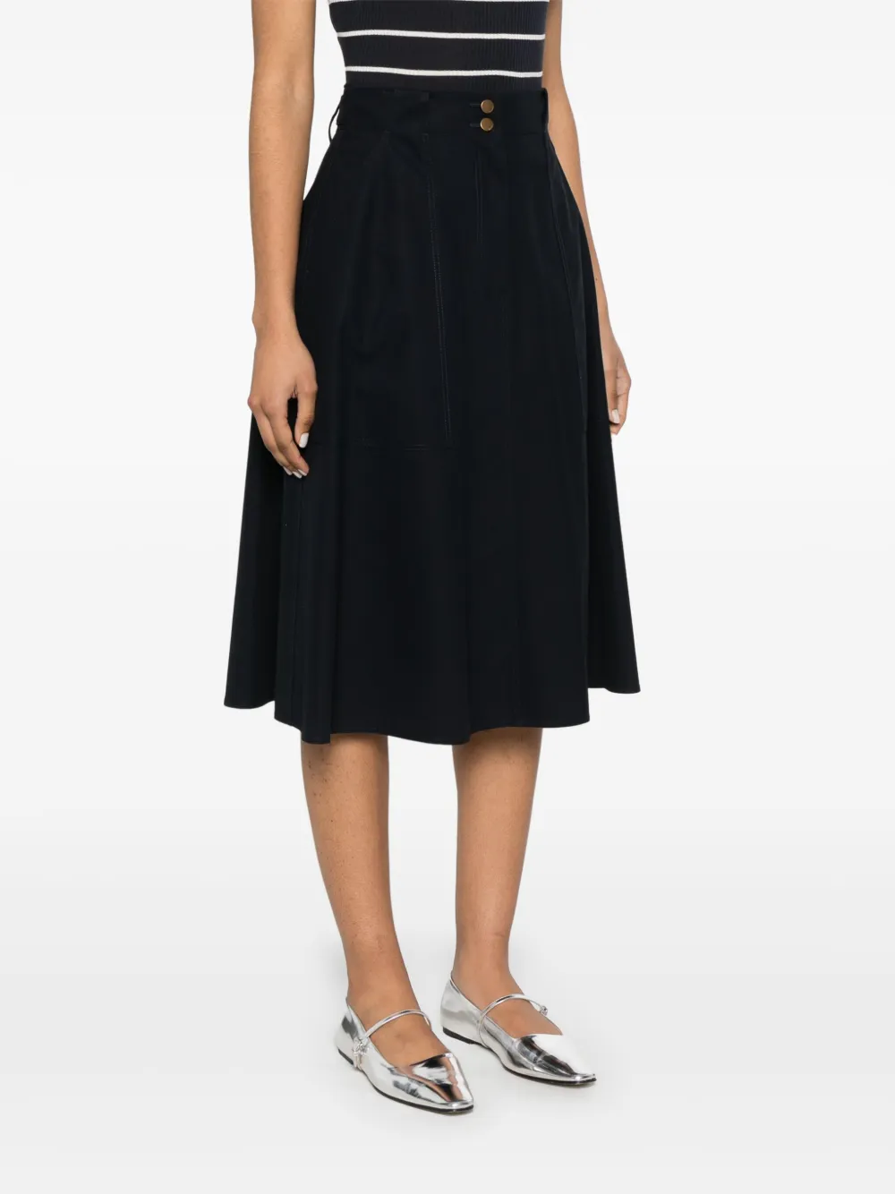 Max Mara Cennare midi-rok Blauw