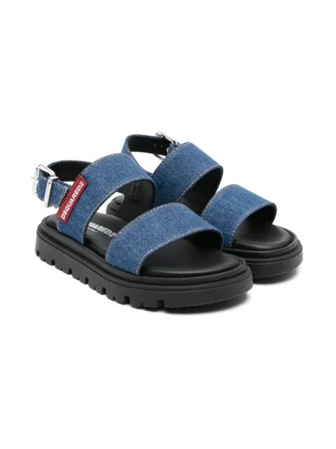 DSQUARED2 KIDS sandalias de mezclilla