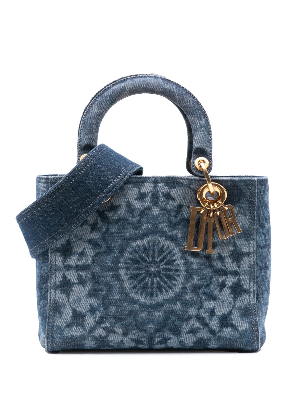 Christian Dior Pre-Owned 2021-2024 ミディアム デニム カレイディオールスコピック レディ ディオール Christian Dior Pre-Owned 2021-2024 ミディアム デニム カレイディオールスコピック レディ ディオール