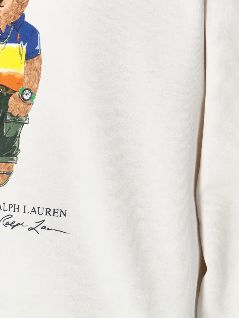 Polo Ralph Lauren Sweater met grafische print Wit