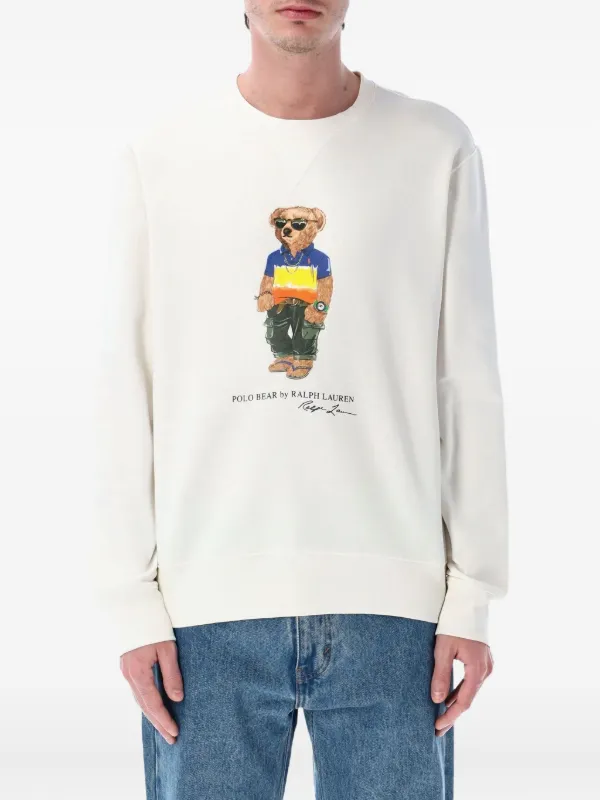 Polo Bear by Ralph Lauren スウェット Polo Ralph Lauren Boys Aqua Blue Polo Bear Fleece Lined