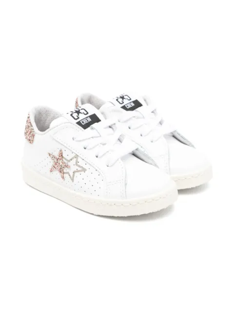 2 Star Kids star-patch sneakers