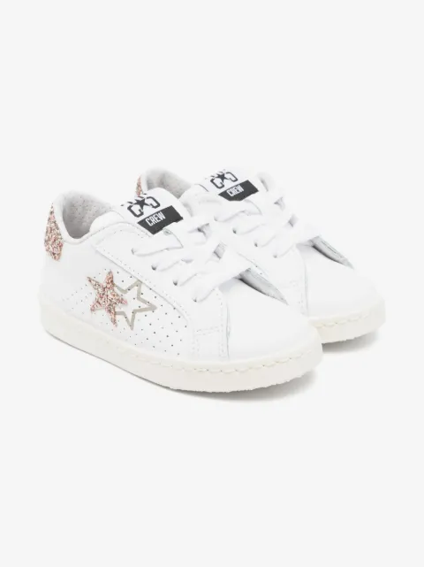 2 Star Kids tenis con parche de estrella
