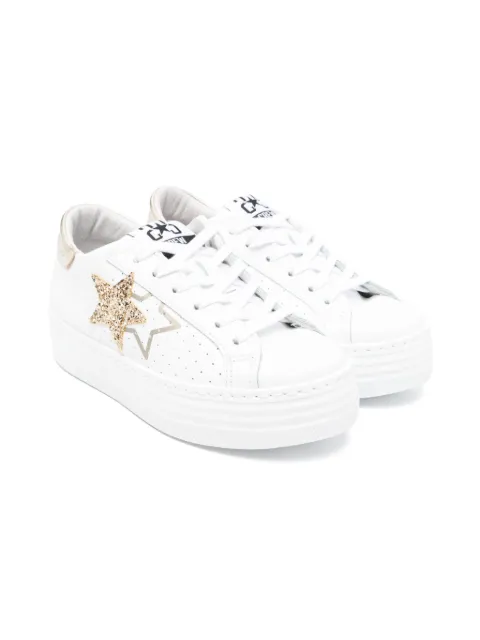 2 Star Kids star-patch sneakers