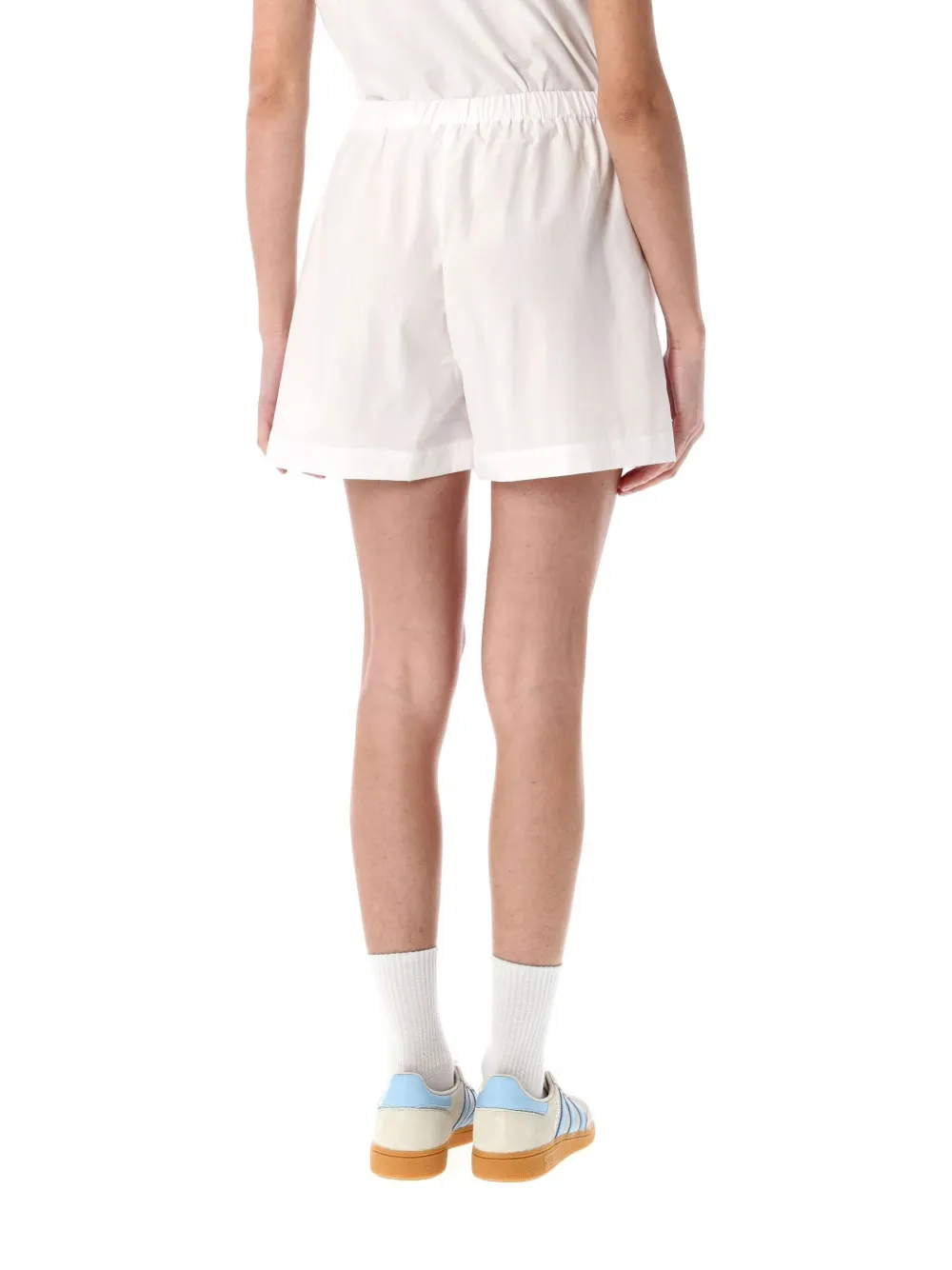 Sporty & Rich Katoenen shorts Wit