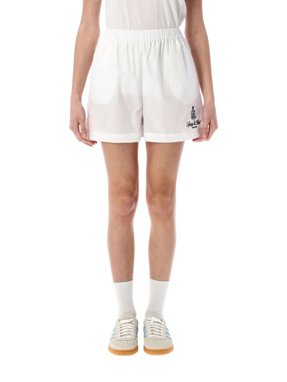 Sporty & Rich cotton shorts Wit