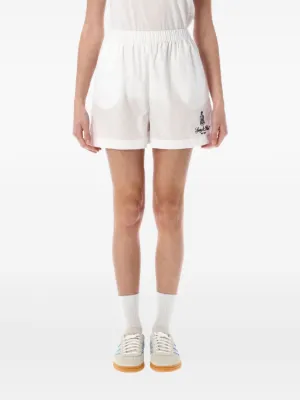 Sporty & Rich ストライプ ショートパンツ | ブルー | FARFETCH JP