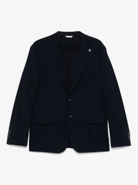 Manuel Ritz brooch-detail blazer
