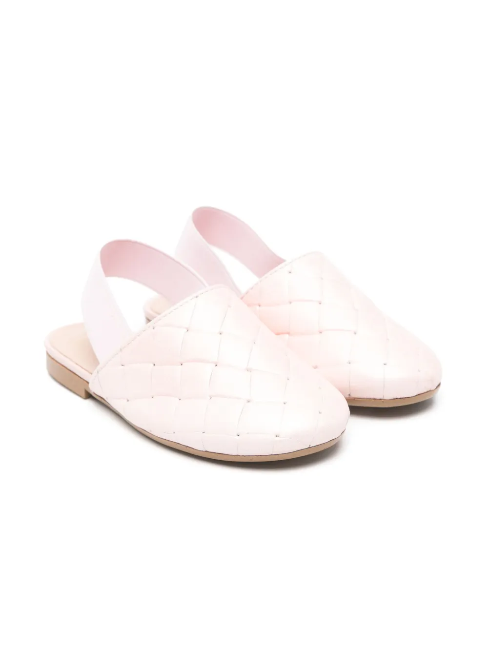Eli1957 diamond-quilting sandals Pink