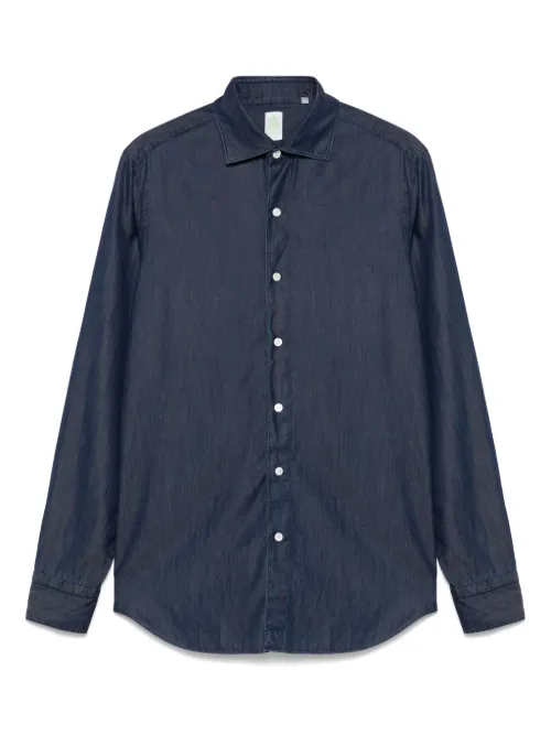 Chemise en chambray - Finamore 1925 Napoli - Modalova
