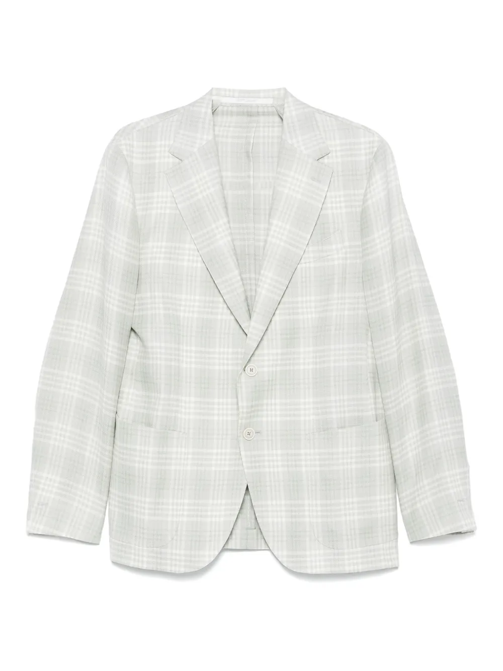 Eleventy checked blazer | Green | Image 1