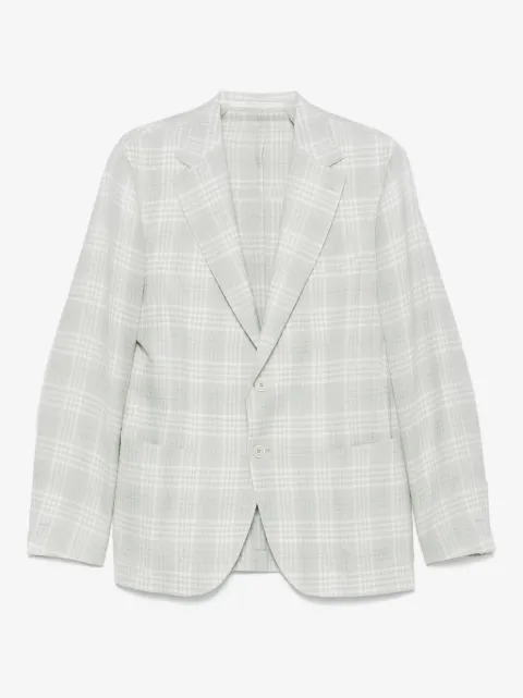 Eleventy checked blazer