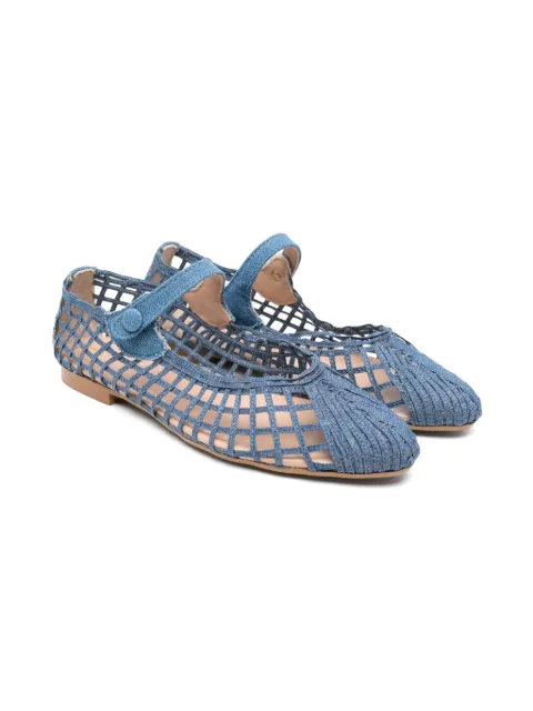 Eli1957   denim ballet flats