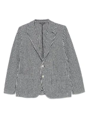 Comme Des Garçons Homme チェック ジャケット | ブルー | FARFETCH JP
