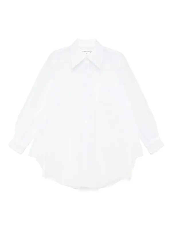 Comme des Garçons Sheer Shirt in White