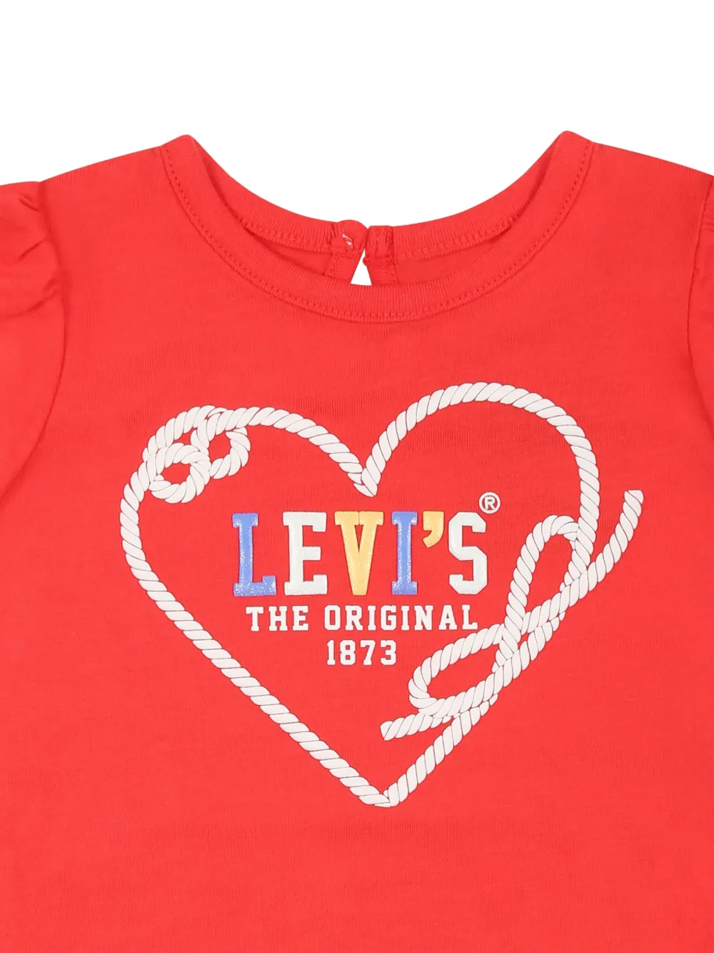 Shop Levi's Graphic-print T-shirt In Red