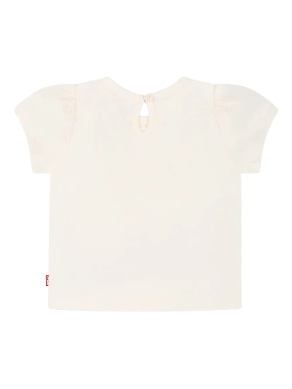 Shop Levi's Graphic-print T-shirt In Neutrals