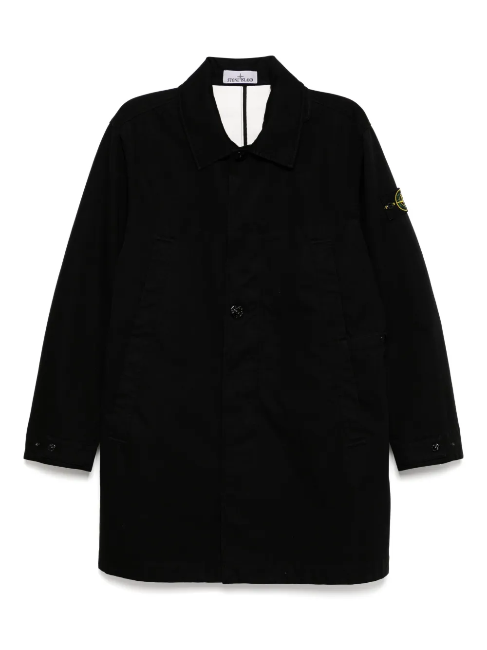 Stone Island abrigo Capospalla Lungo | negro | Image 1