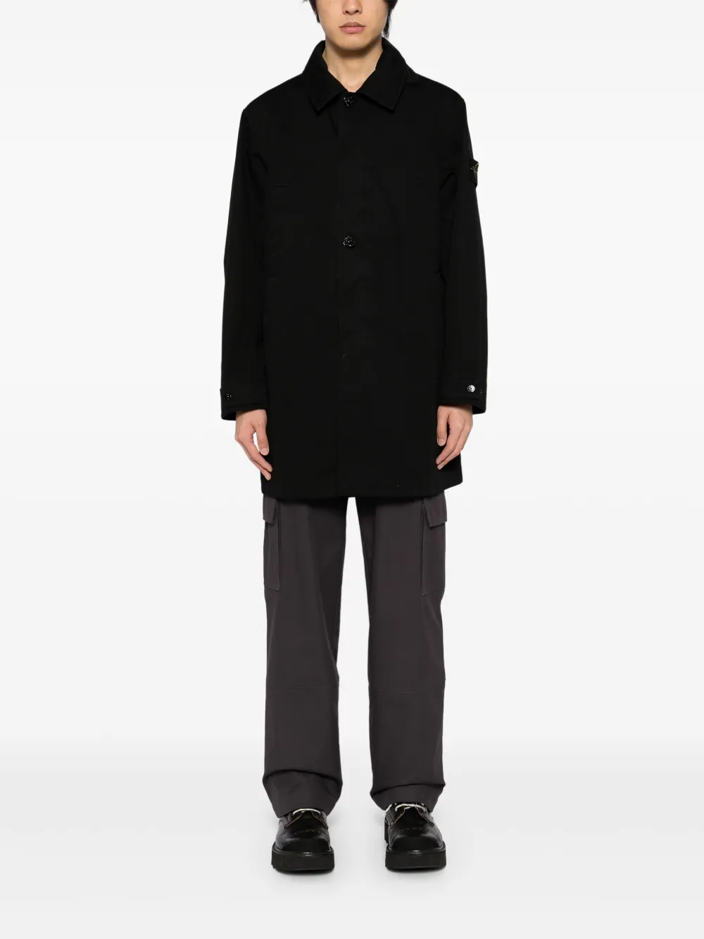 Stone Island abrigo Capospalla Lungo | Abrigos con botonadura simple | Image 2