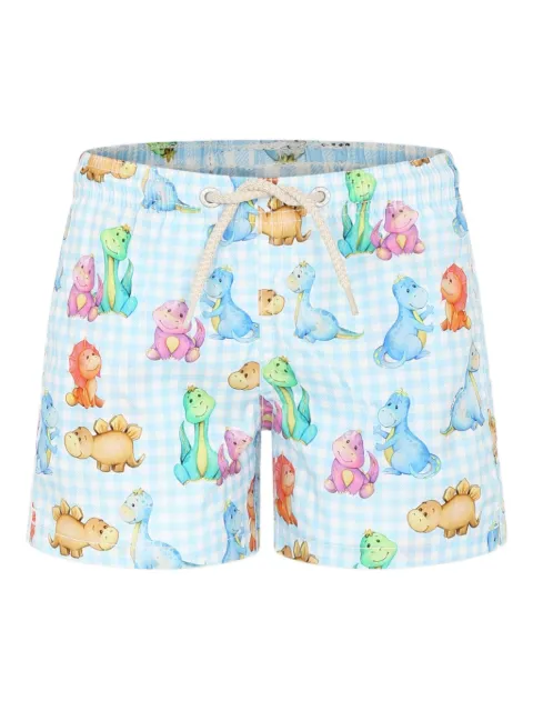 MC2 Saint Barth Kids shorts de playa con estampado gráfico