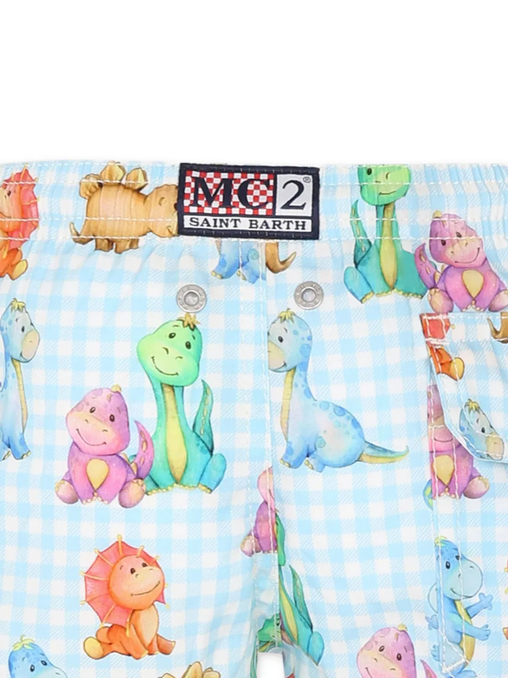 MC2 Saint Barth Kids Zwembroek met print Blauw