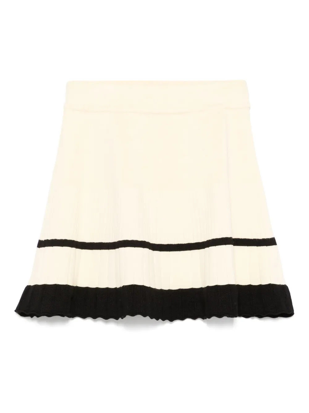 Elisabetta Franchi La Mia Bambina Gebreide rok Geel