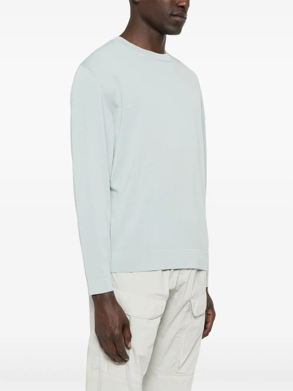 C.P. Company Katoenen crêpe T-shirt Blauw