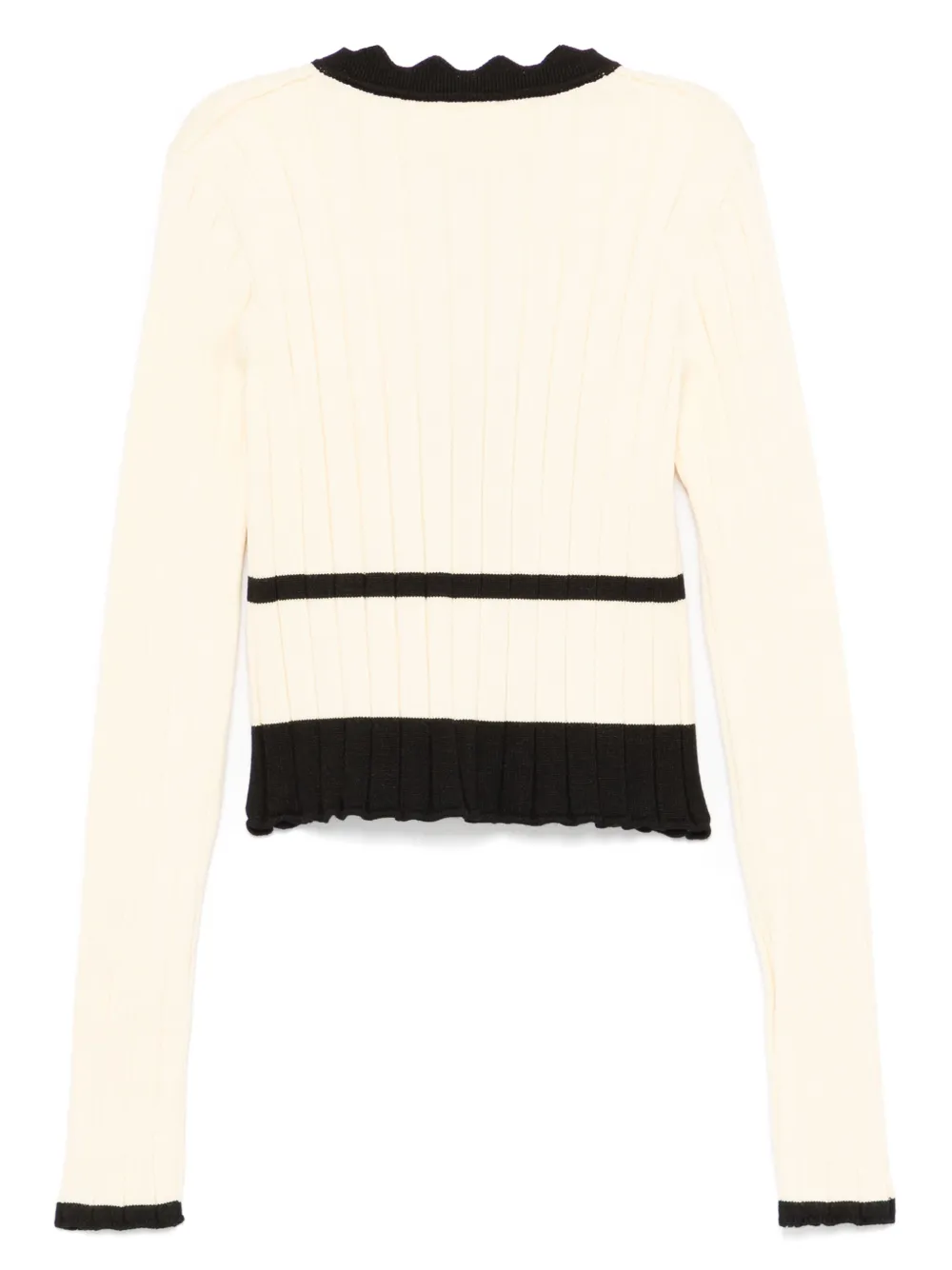 Elisabetta Franchi La Mia Bambina contrasting-trim cardigan | Girls Cardigans | Image 2