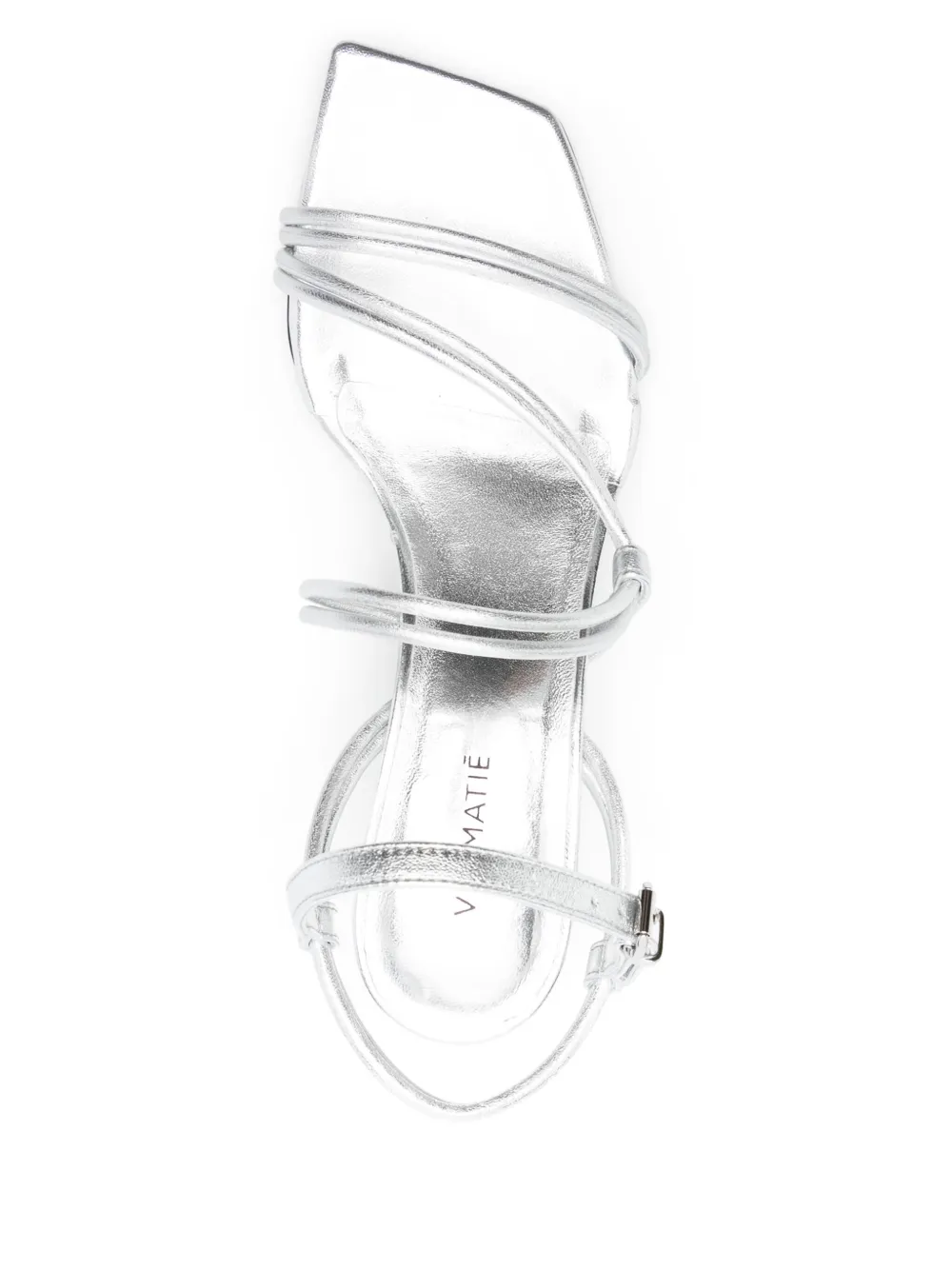 Vic Matie 70mm Show sandals Silver