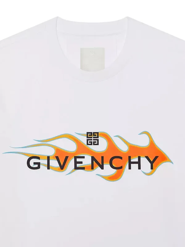 GIVENCHY ホワイト ロゴ Tシャツ Givenchy Logo T Shirt Givenchy
