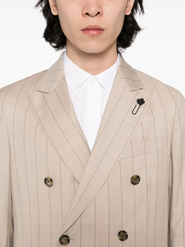Lardini ブローチ ダブルスーツ | ニュートラル | FARFETCH JP