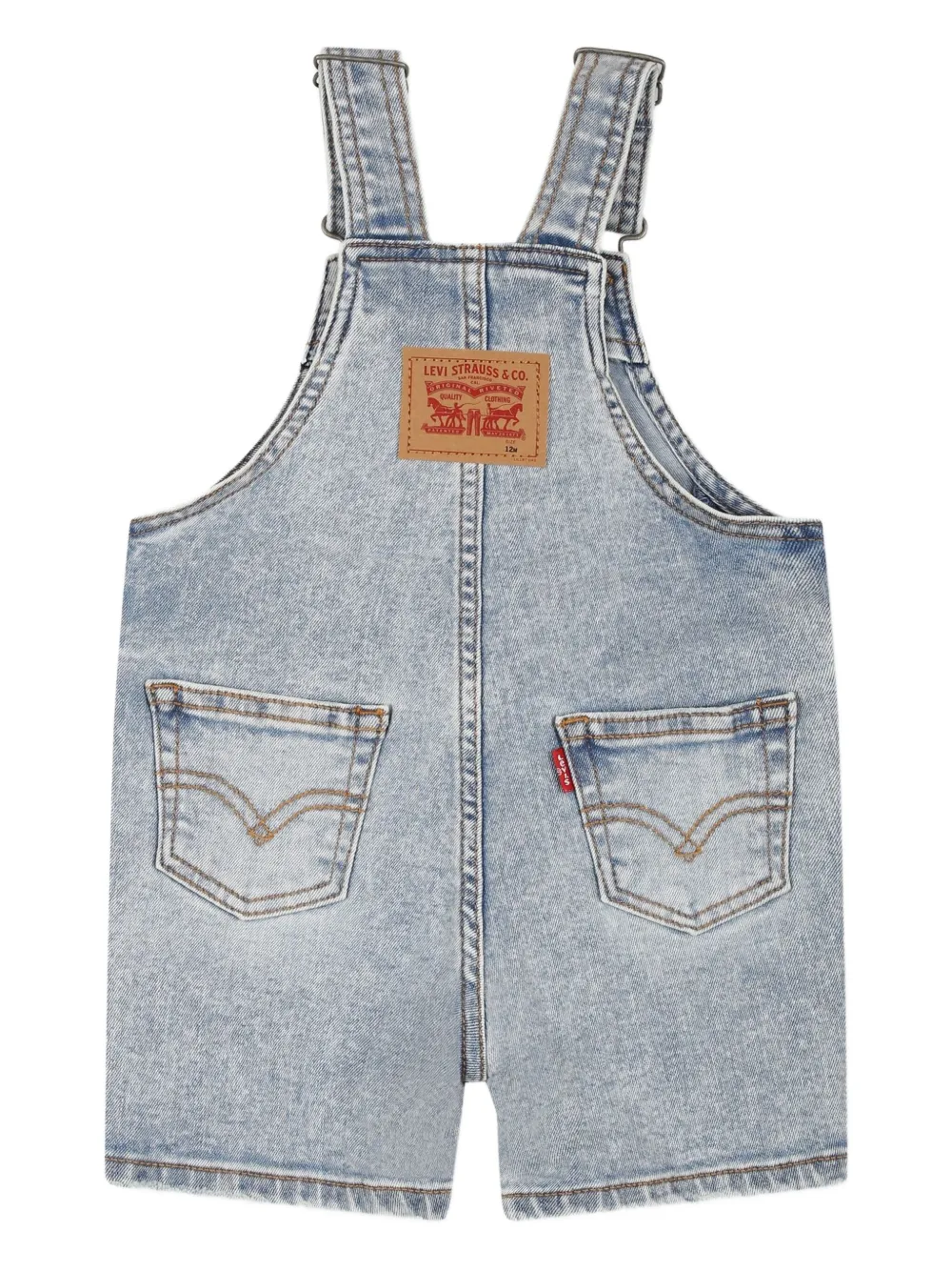 Levi's Kids Tuinbroek met logopatch Blauw