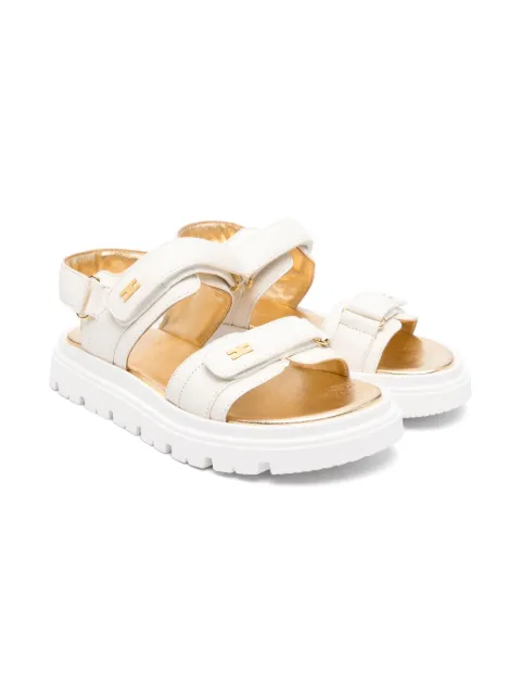Elisabetta Franchi La Mia Bambina leather sandals