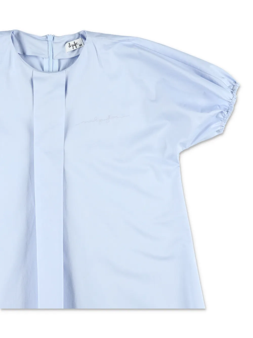 Il Gufo Geplooide jurk Blauw