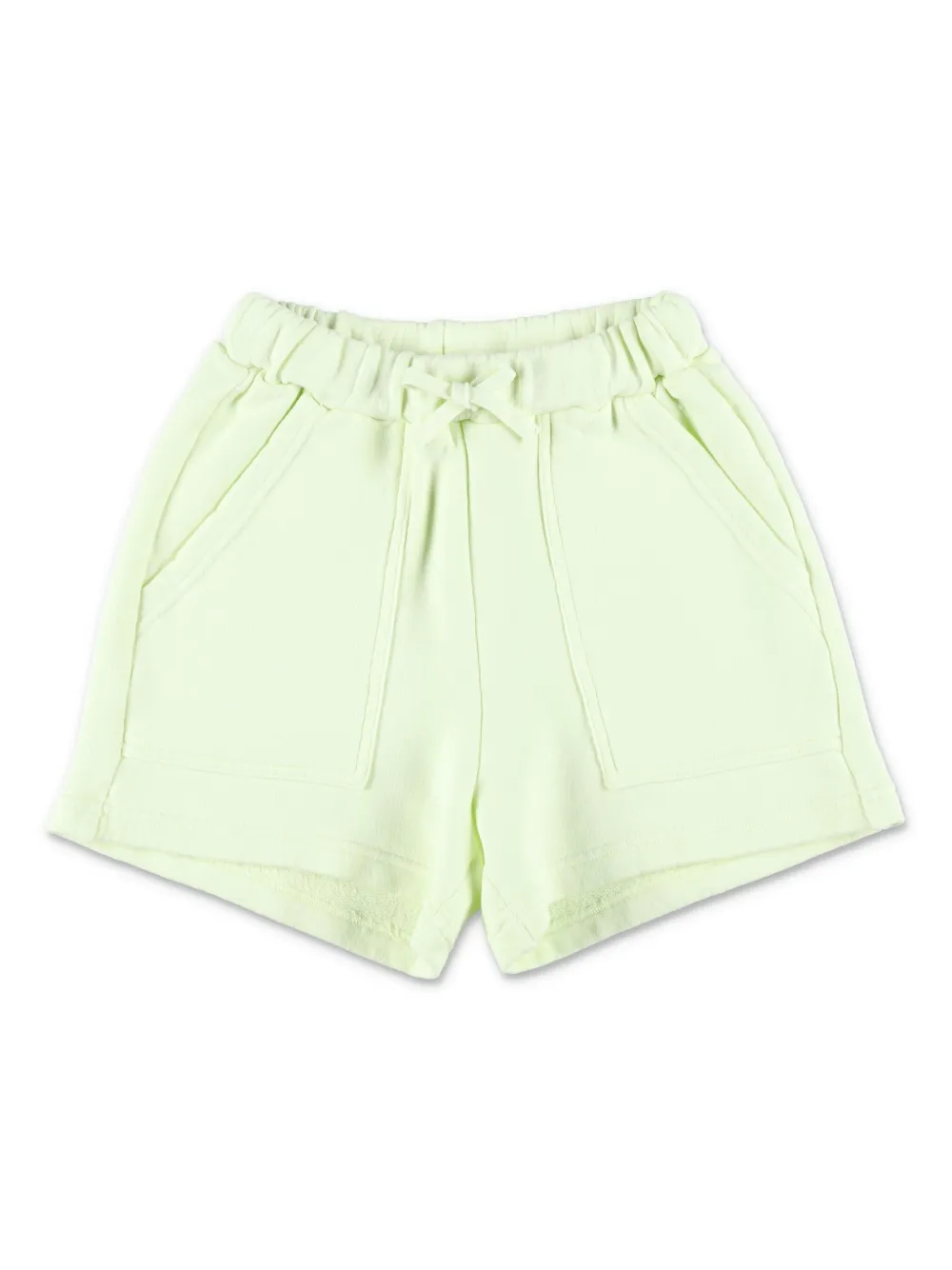 Il Gufo Fleece shorts Groen